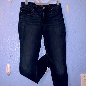 Lee’s darkwash, slim fit- skinny leg- mid-rise- sculpting jeans